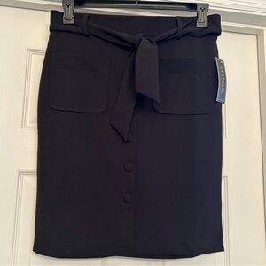 New York & Company Black Women's Skirt with Tie Waist Size M 🆕